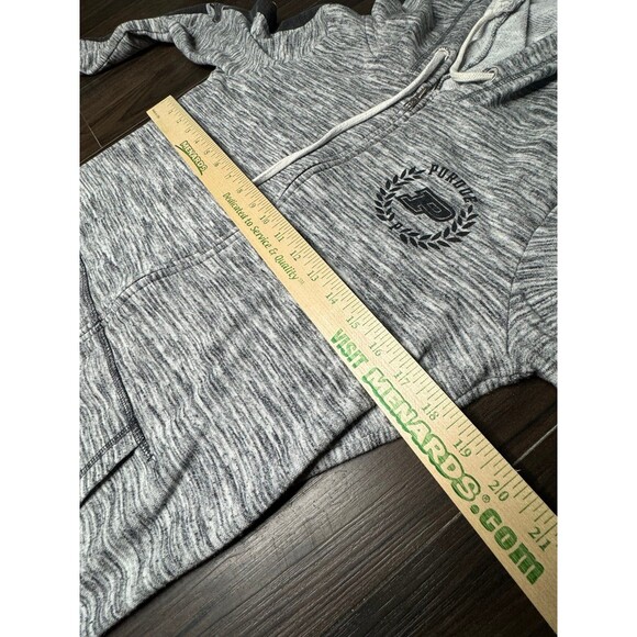 Victorias Secret Pink 5th and Ocean Purdue Hoodie Grey Full Zip Boilermakers XS - Picture 4 of 6